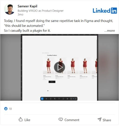 Preview: Sameer Kapil on building a Figma plugin to automate repetitive work